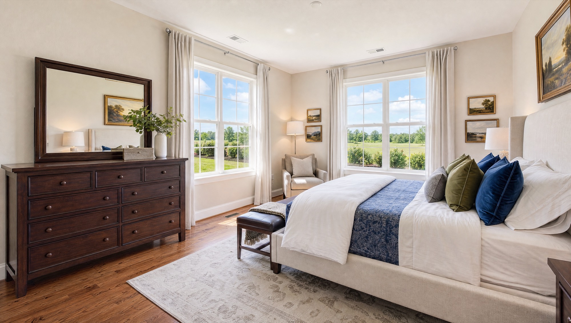 Primary bedroom suite