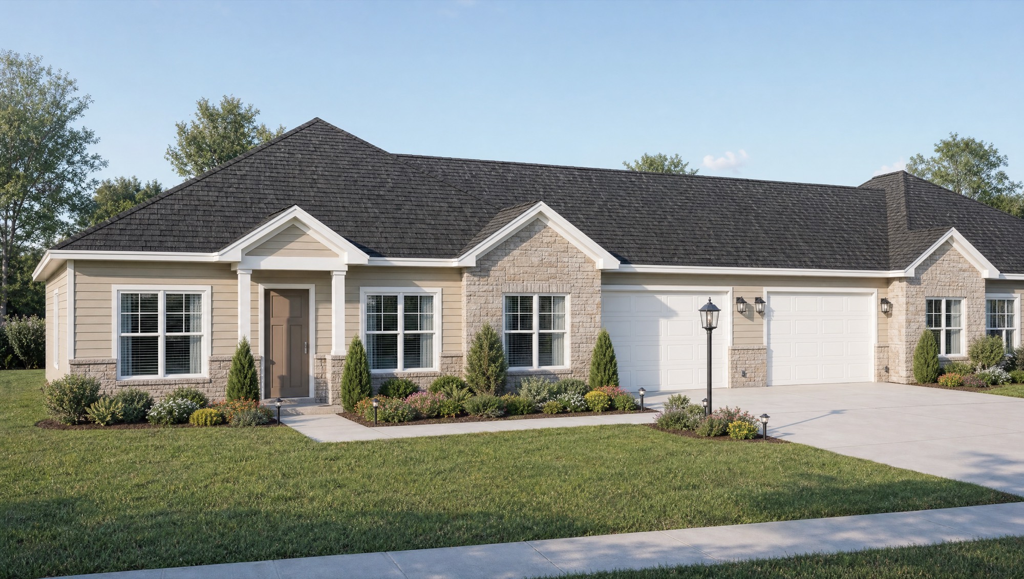 Front exterior of a Chippewa Heights patio home
